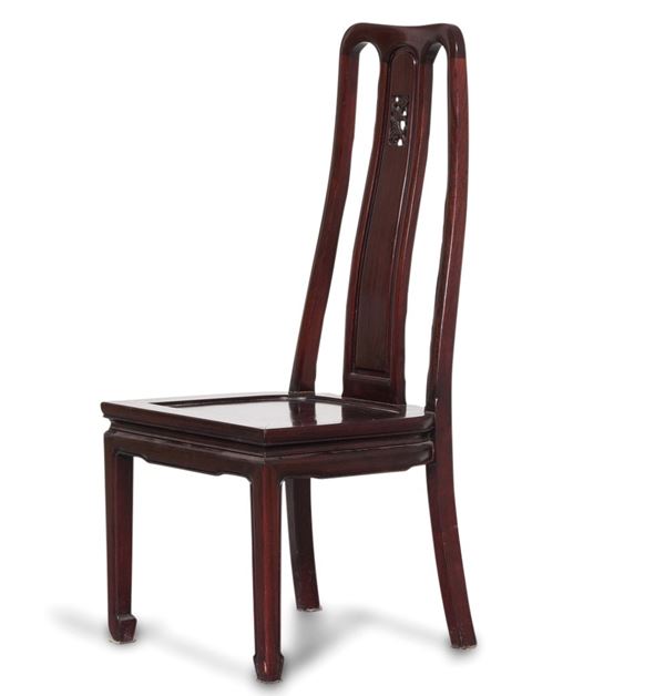 Sedia in legno orientale