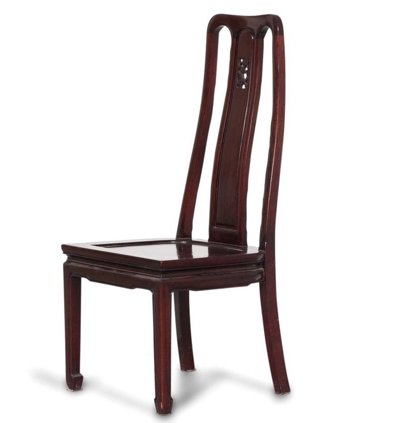 Sedia in legno orientale  - Auction Antique - Cambi Casa d'Aste