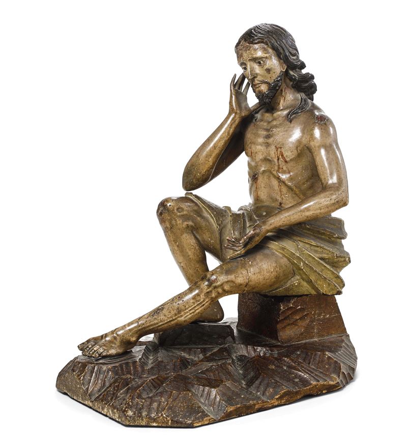 Ecce Homo. Arte barocca, Spagna, XVIII secolo  - Auction Sculpture and Works of Art - Cambi Casa d'Aste