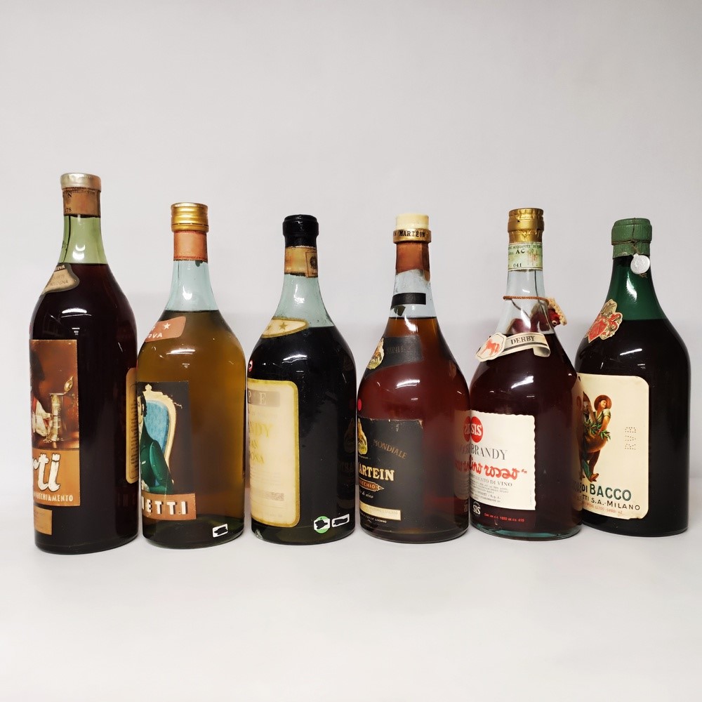 Sarti, Mugnetti, Ape, San Martein, Sis, Ramazzotti, Brandy