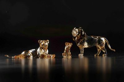 Famiglia di Leoni Swarovski “akili” Scs Edizione Annuale 2016