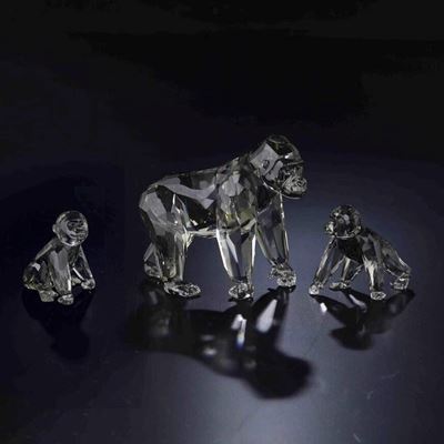 Famiglia di Gorilla Swarovski Scs Edizione Annuale 2009
