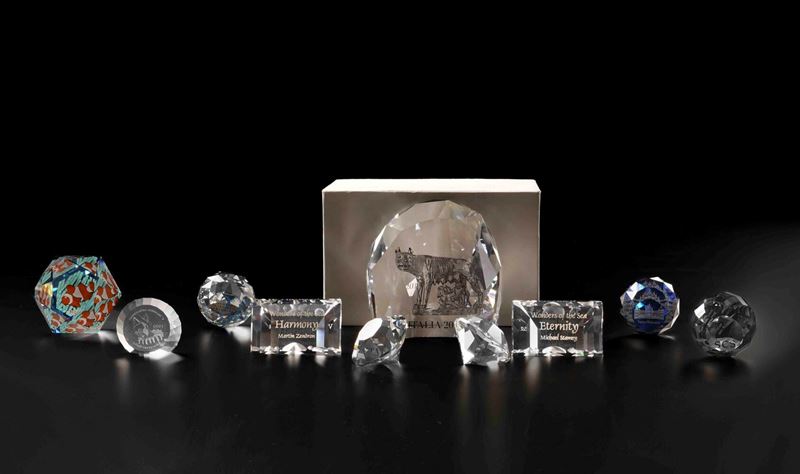 Lotto di diverse gemme e pietre memoriali Swarovski  - Asta Swarovski: Crystalized Elegance - Cambi Casa d'Aste