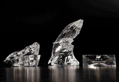 Due Coppie di Animali Swarovski della Collezione “maternità” Scs Edizione Annuale 1991