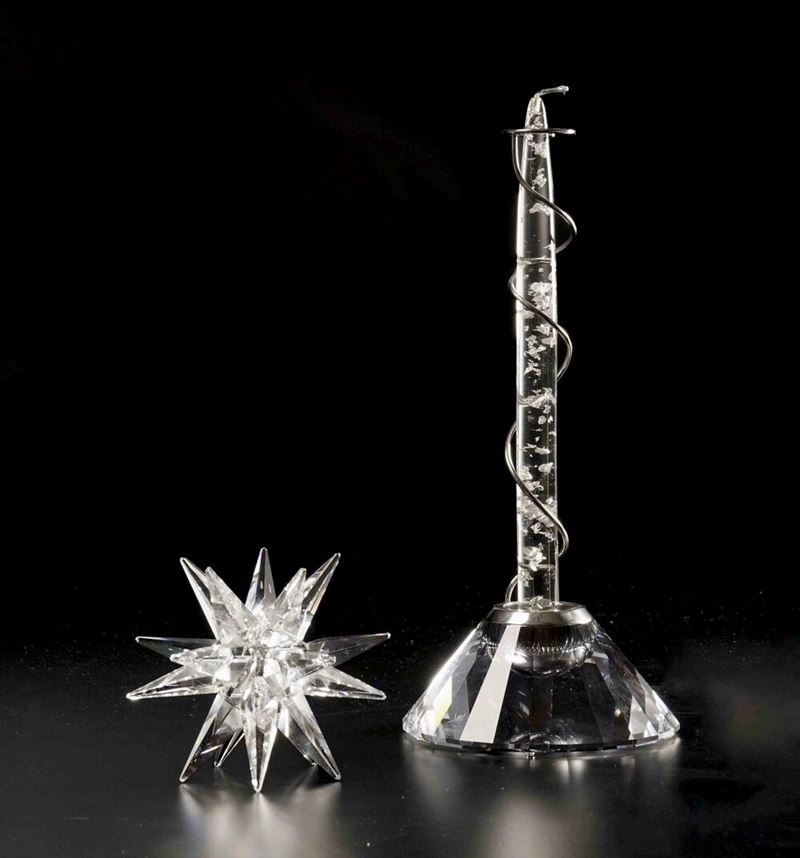 Coppia di candelieri Swarovski  - Asta Swarovski: Crystalized Elegance - Cambi Casa d'Aste