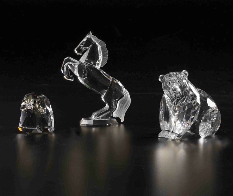 Lotto di animali Swarovski della foresta  - Asta Swarovski: Crystalized Elegance - Cambi Casa d'Aste
