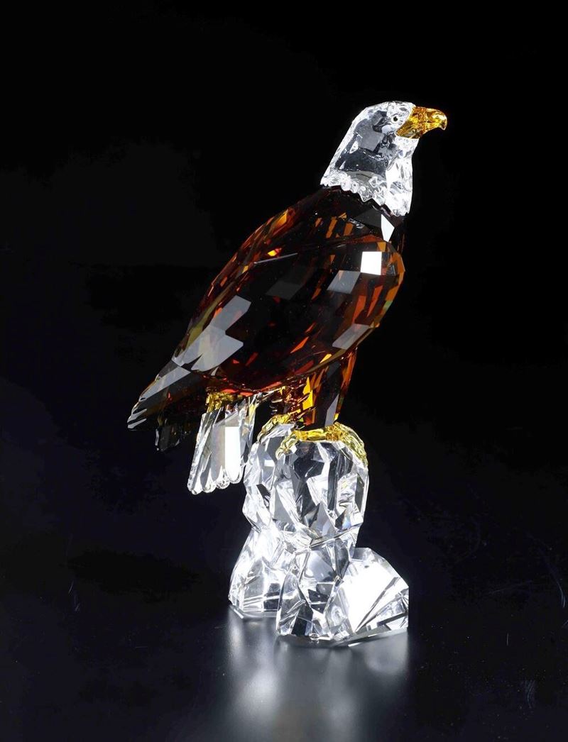 Aquila calva americana Swarovski 7° edizione  - Auction Swarovski: Crystalized Elegance - Cambi Casa d'Aste