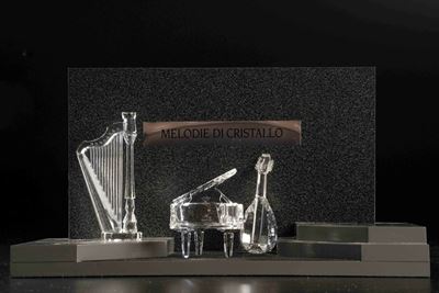 Parte della Collezione “melodie”.swarovski, 1993.
