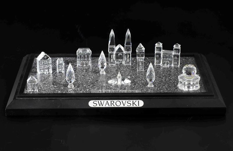 “La piccola città” Swarovski scs edizione annuale limitata 1993  - Auction Swarovski: Crystalized Elegance - Cambi Casa d'Aste