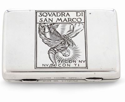 Scatola. Maestro Orafo Mario Buccellati per Gabriele D'annunzio. Milano, 1920-1930 Ca. sulla Fasc...