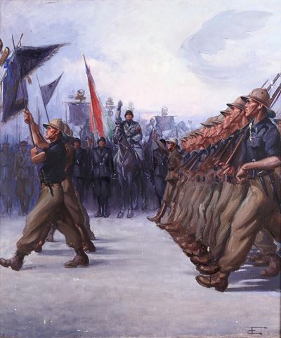 Mussolini a Cavallo