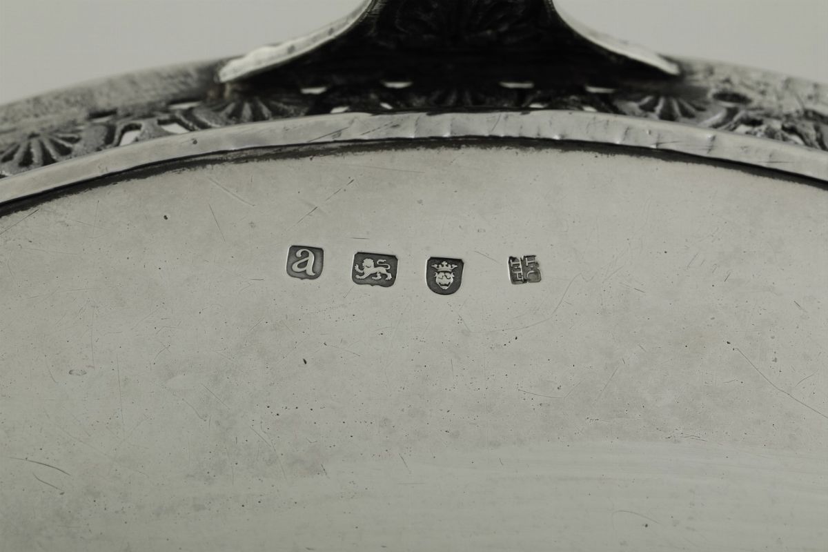 Salver. Londra 1776. Argentiere John Crouch & Thomas Hannam
