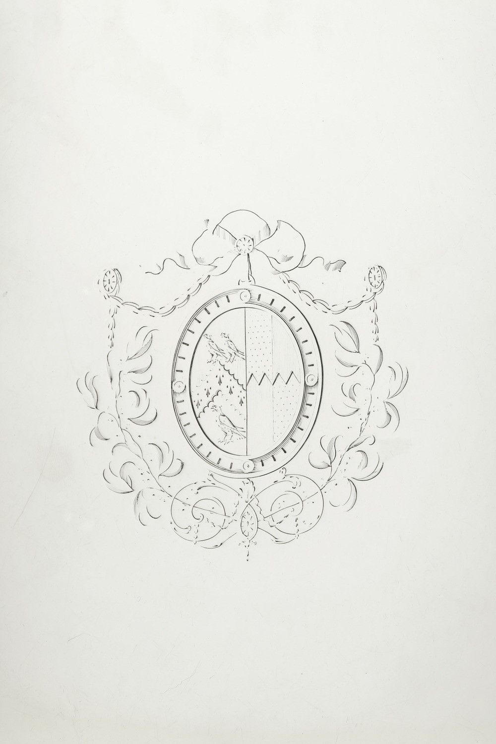 Salver. Londra 1776. Argentiere John Crouch & Thomas Hannam