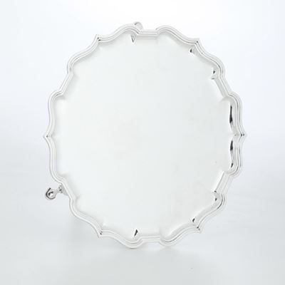 Salver. Birmingham 1934. Argentiere Elkington & Co.
