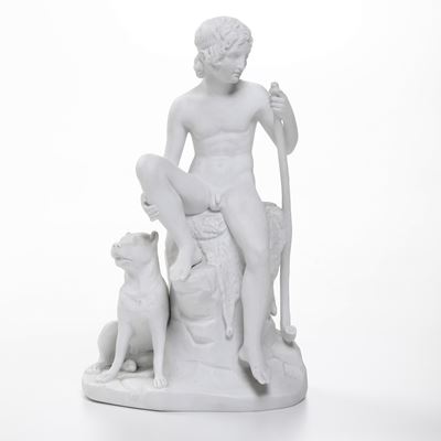 Scultura.danimarca, Manifattura Royal Copenaghen, Seconda Metà del XIX Secolo.