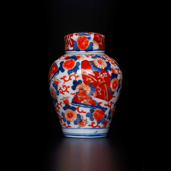 Vasetto porcella Imari, Giappone VIII secolo