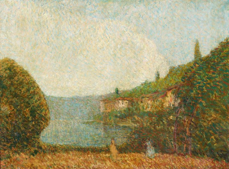 Raul Viviani : Paesaggio  - olio su tavola - Asta Dipinti del XIX e XX secolo - Cambi Casa d'Aste