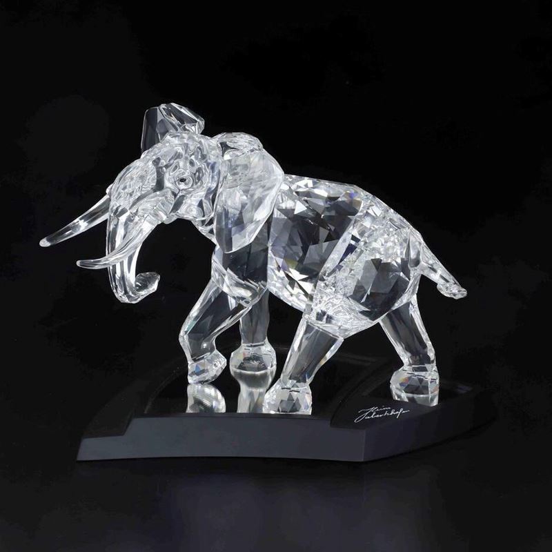 Elefante Swarovski scs edizione annuale 2006  - Auction Swarovski: Crystalized Elegance - Cambi Casa d'Aste