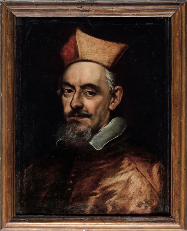 Scuola del XVII secolo Ritratto del cardinale Sacchetti