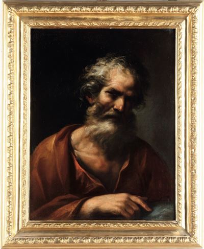 Scuola della Fine del XVII Secolo Figura di Filosofo