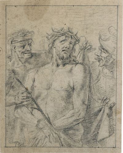 Scuola Emiliana del XVII Secolo Cristo Deriso