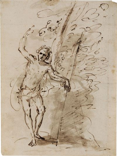 Scuola Romana del XVII Secolo San Giovanni Battista