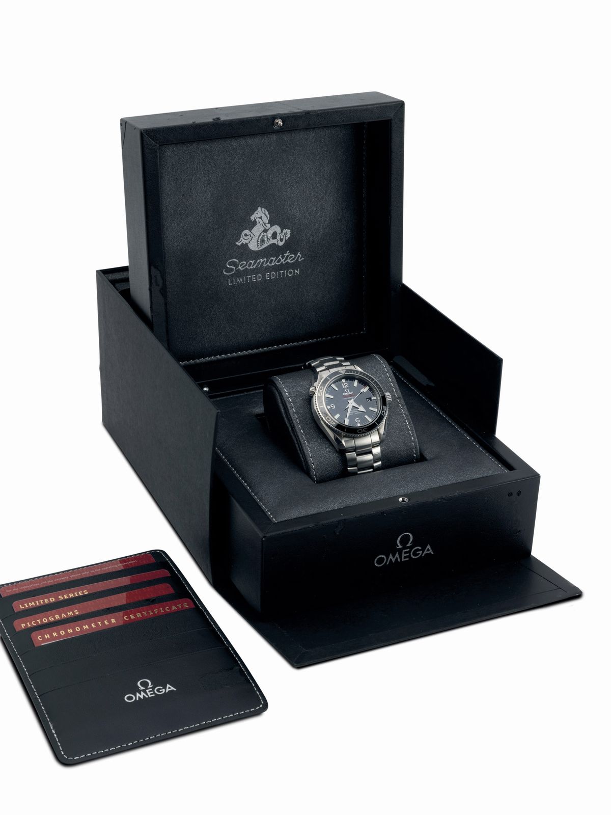 Omega - Iconico Seamaster Planet Ocean World Premier Ed. Limitata 1085/1948, Movimento Automatico...
