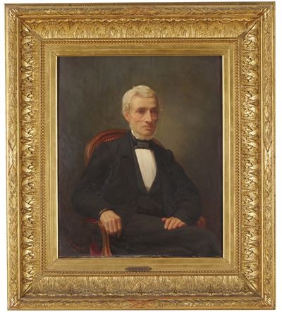 Paul Descelles (1851-1915) Ritratto di Gentiluomo, 1886