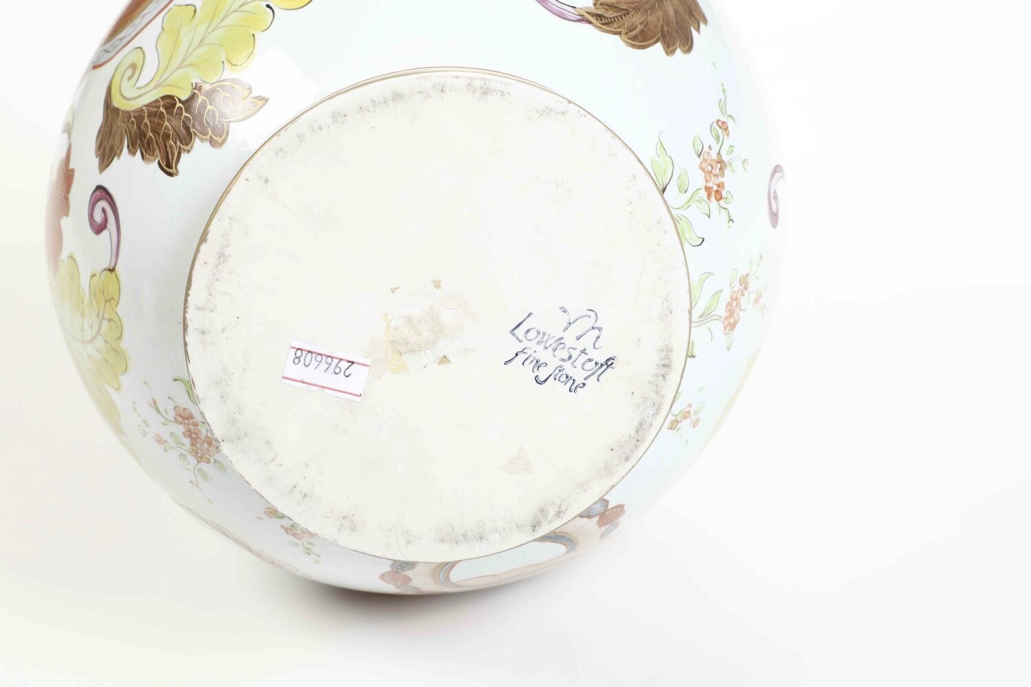 Vaso.inghilterra, Manifattura di Lowestoft, XX Secolo.