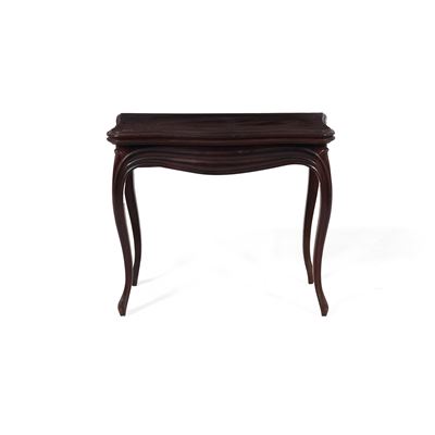 Tavolo da Gioco in Legno con Piano a Libro. XX Secolo