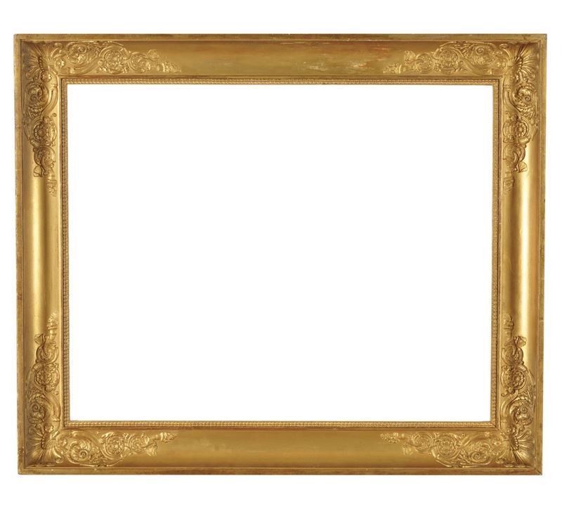 Cornice dorata, XIX secolo  - Auction Antique Frames - Cambi Casa d'Aste