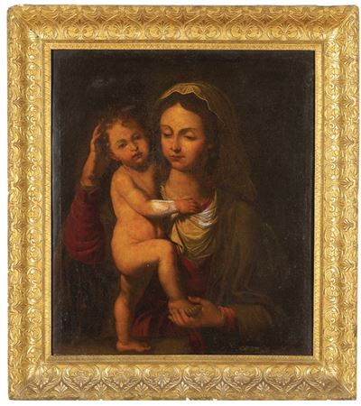 Scuola del XVII Secolo Madonna con Bambino