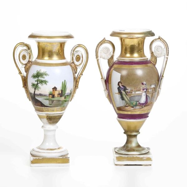 Due vasi, XIX secolo.
