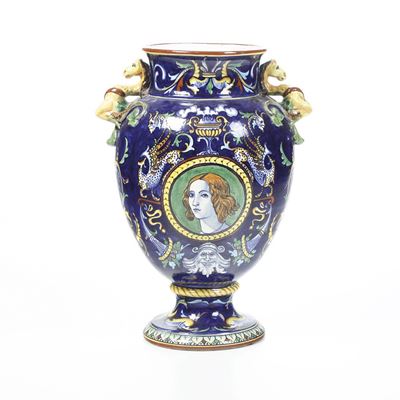 Vaso.faenza, Manifattura Ferlini, 1904-1910.