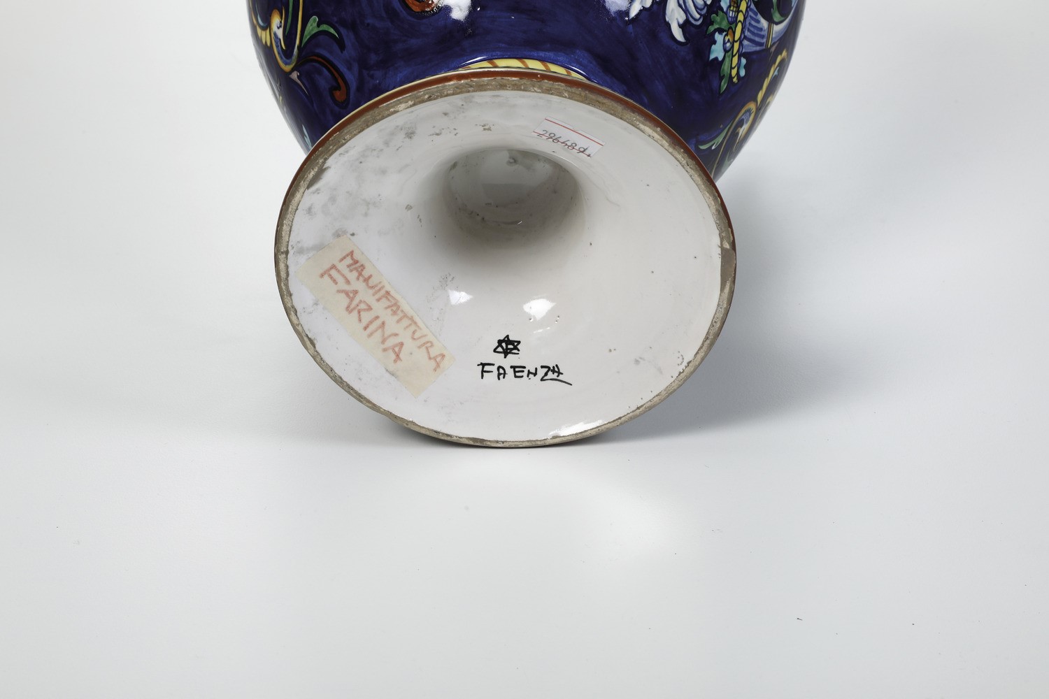 Vaso.faenza, Manifattura Ferlini, 1904-1910.