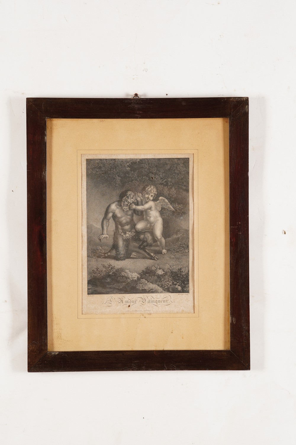 Quattro Antiche Stampe Raffiguranti Amorini