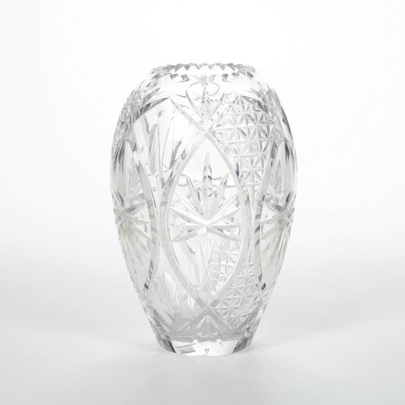 Vaso in cristallo molato  - Asta Antiquariato - Cambi Casa d'Aste