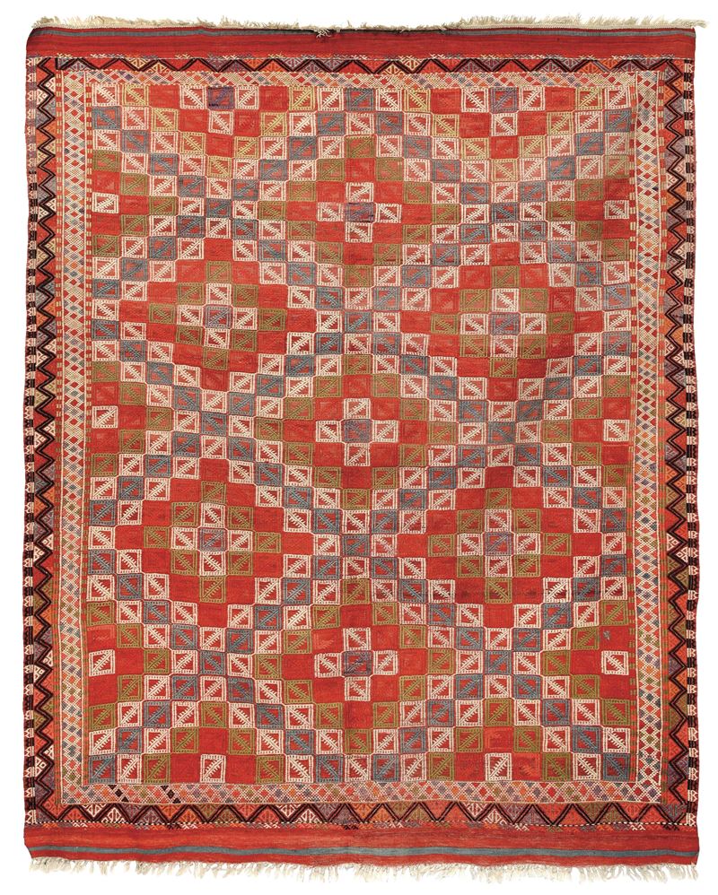 Jaijim, sud Persia inizio XX secolo  - Auction Antique carpets - Cambi Casa d'Aste