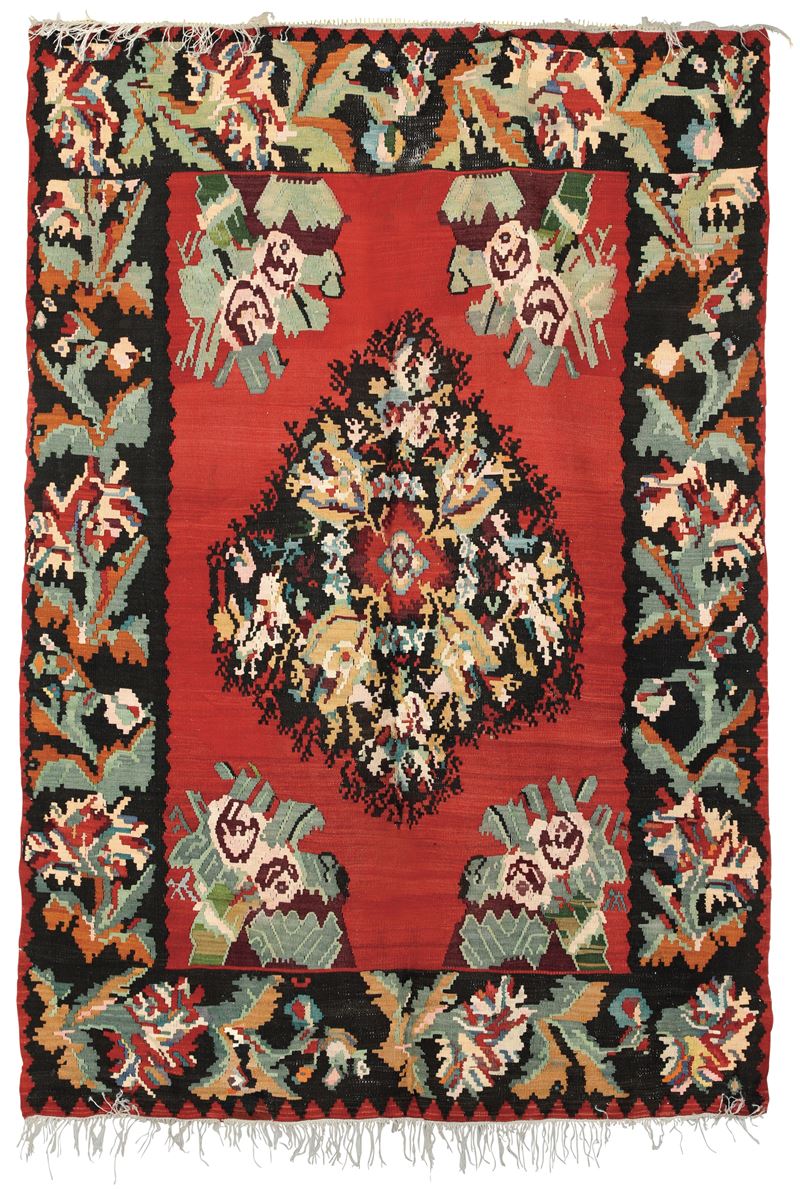 Kilim Karabagh inizio XX secolo  - Auction Antique carpets - Cambi Casa d'Aste