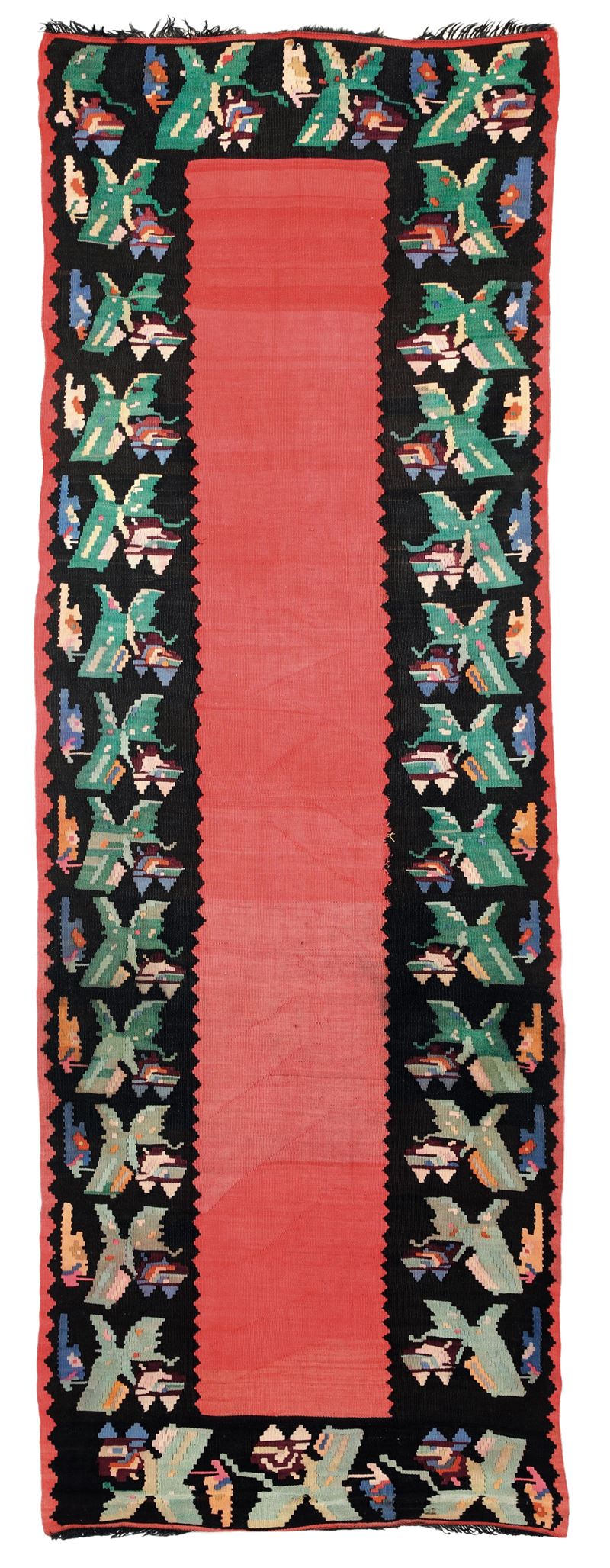 Passatoia Kilim Karabagh, inizio XX secolo  - Auction Antique carpets - Cambi Casa d'Aste