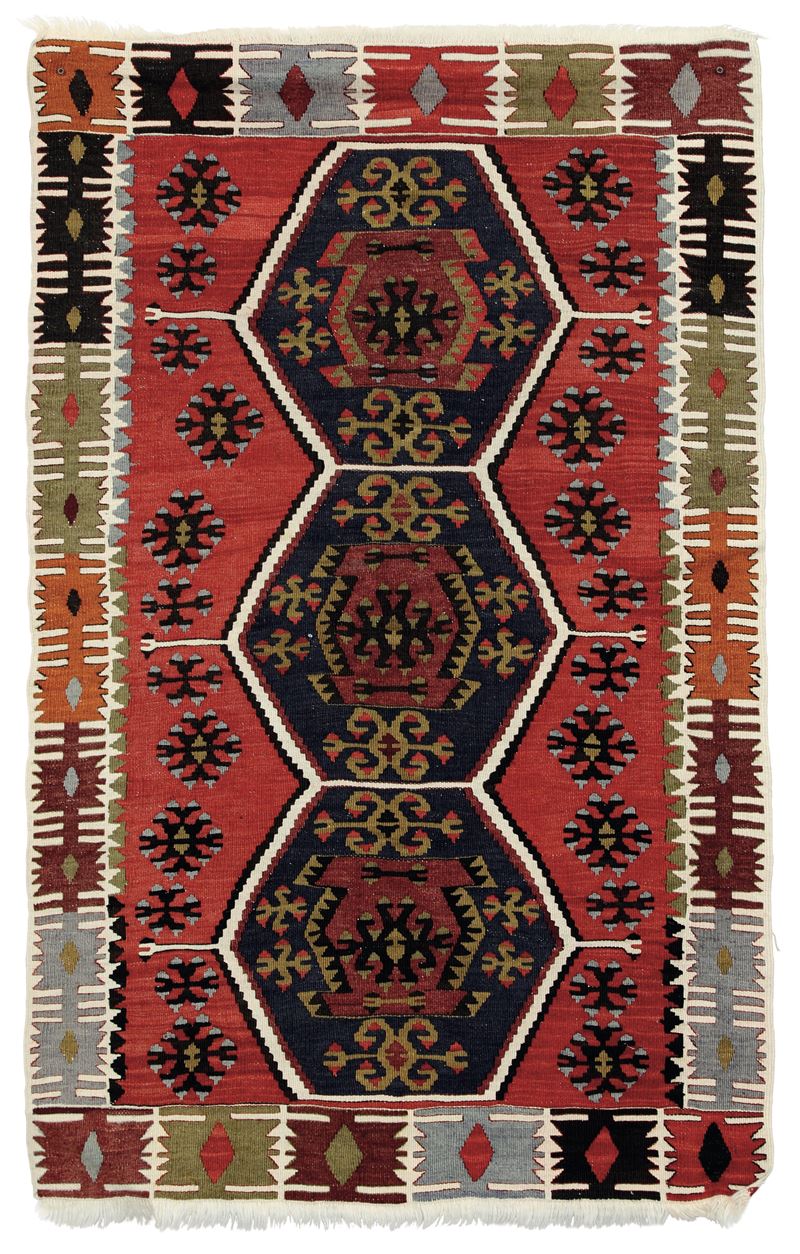 Kilim Anatolia fine XIX inizio XX secolo  - Auction Antique carpets - Cambi Casa d'Aste