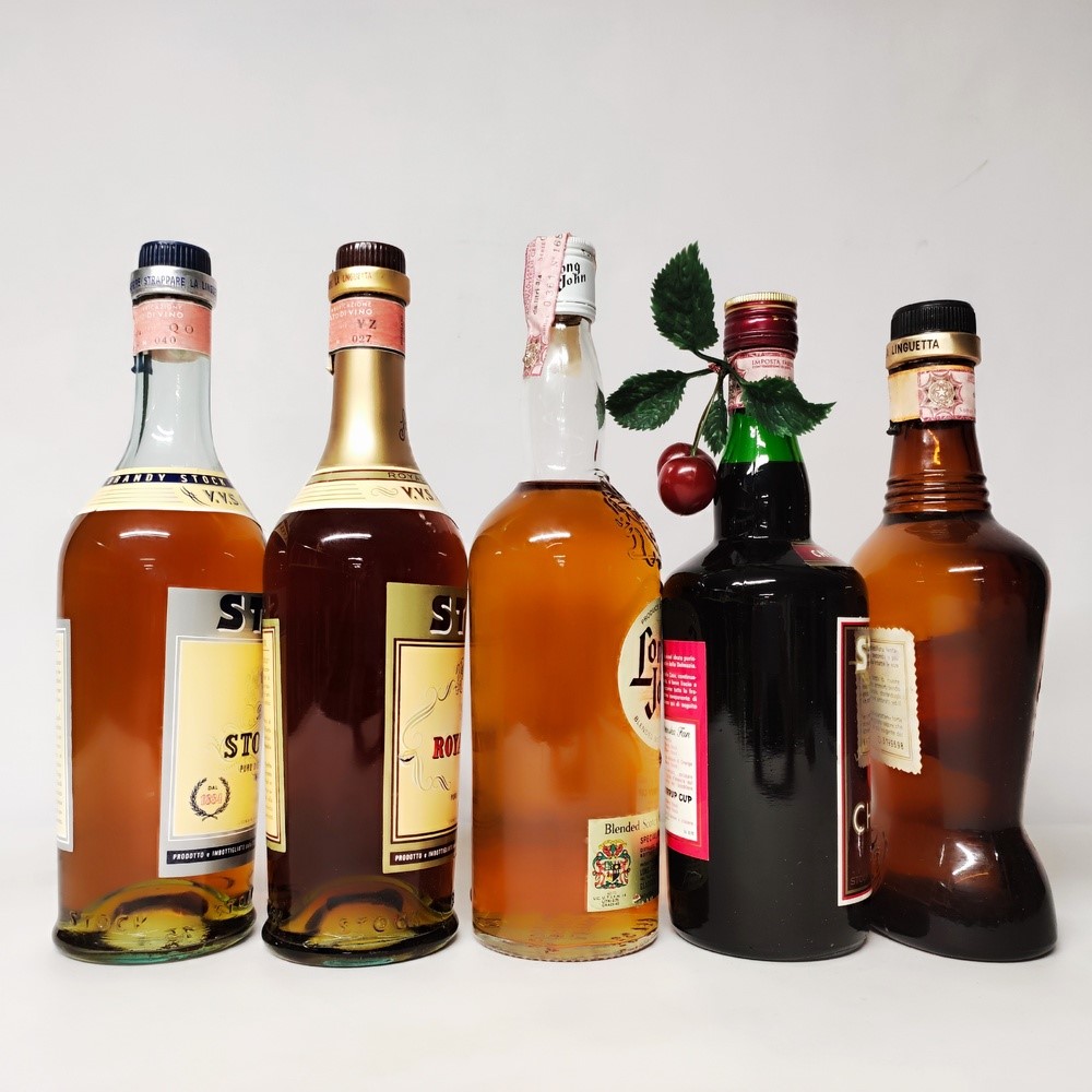 Royalstock, Stock84, Cherry, Grappa Julia, Long John, Scotch Whisky