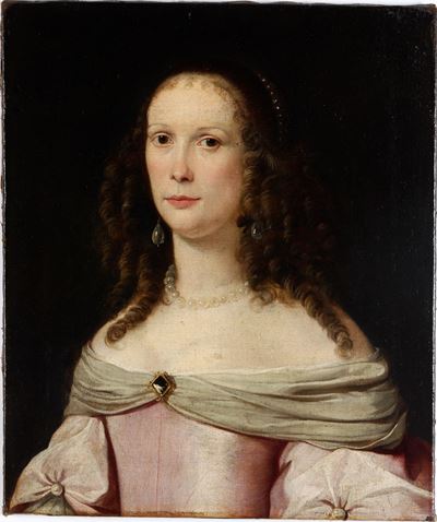 Pittore del XIX Secolo Ritratto di Dama