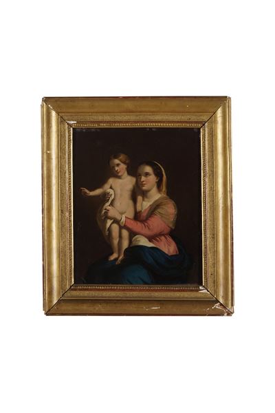 Scuola della Fine del XVIII Secolo Madonna con Bambino