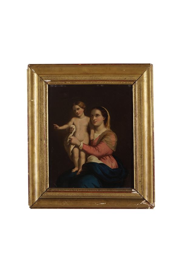 Scuola della fine del XVIII secolo Madonna con Bambino