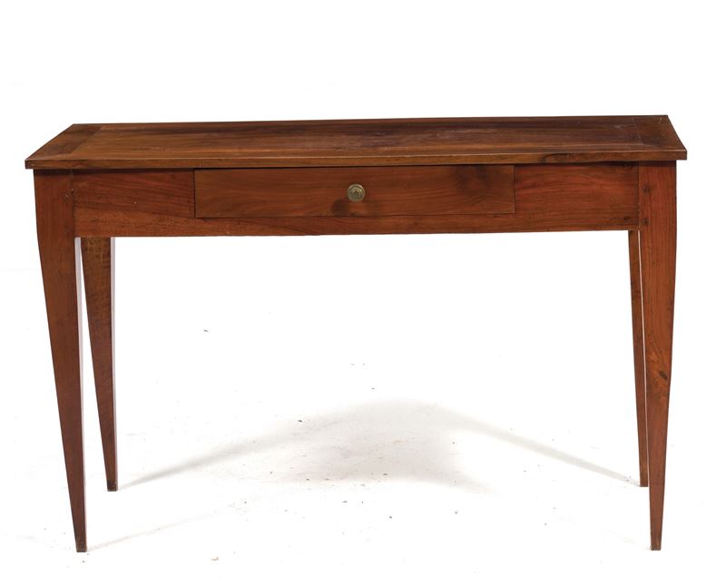 Scrittoio ad un cassetto nella fascia. XIX secolo  - Auction Antique - Cambi Casa d'Aste