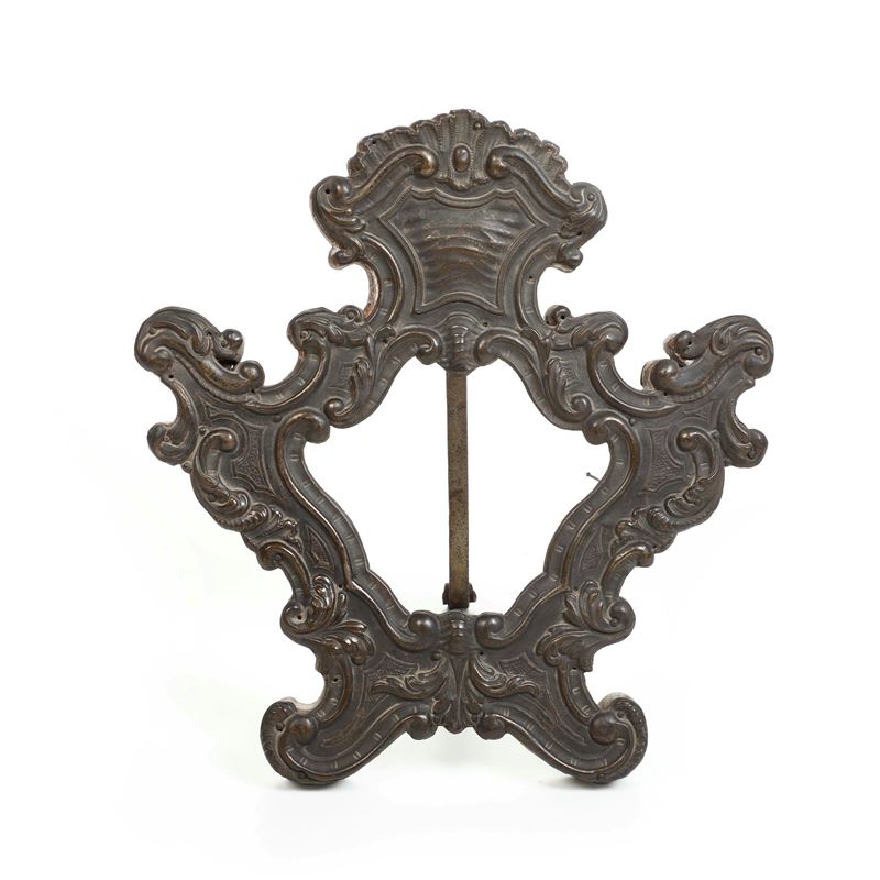 Cartagloria in metallo argentato  - Asta Antiquariato - Cambi Casa d'Aste