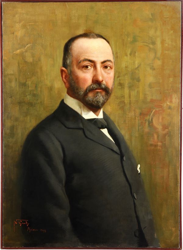 Luigi Napoleone Grady - Ritratto di gentiluomo, 1899