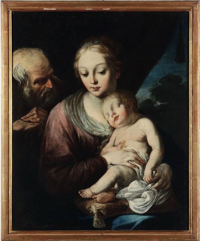 Scuola del XVII Secolo Sacra Famiglia