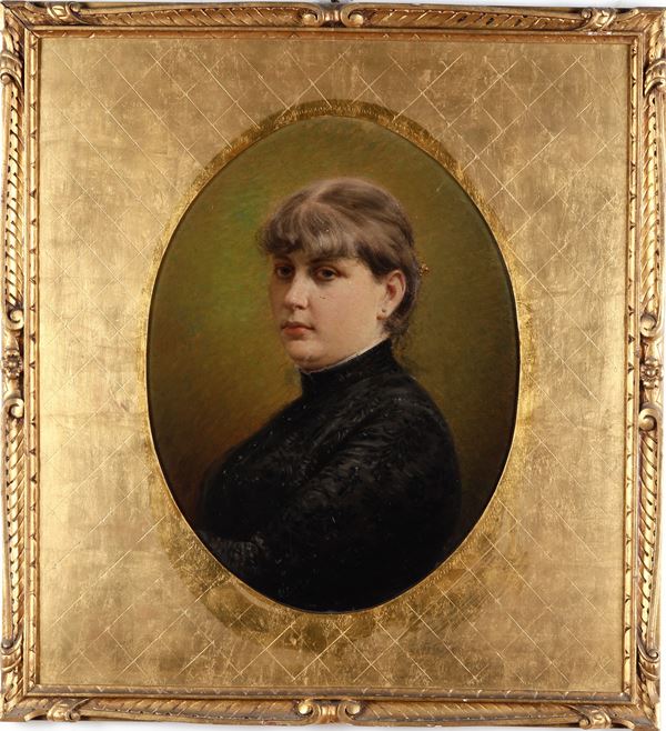 Pittore del XIX secolo Coppia di ritratti di coniugi